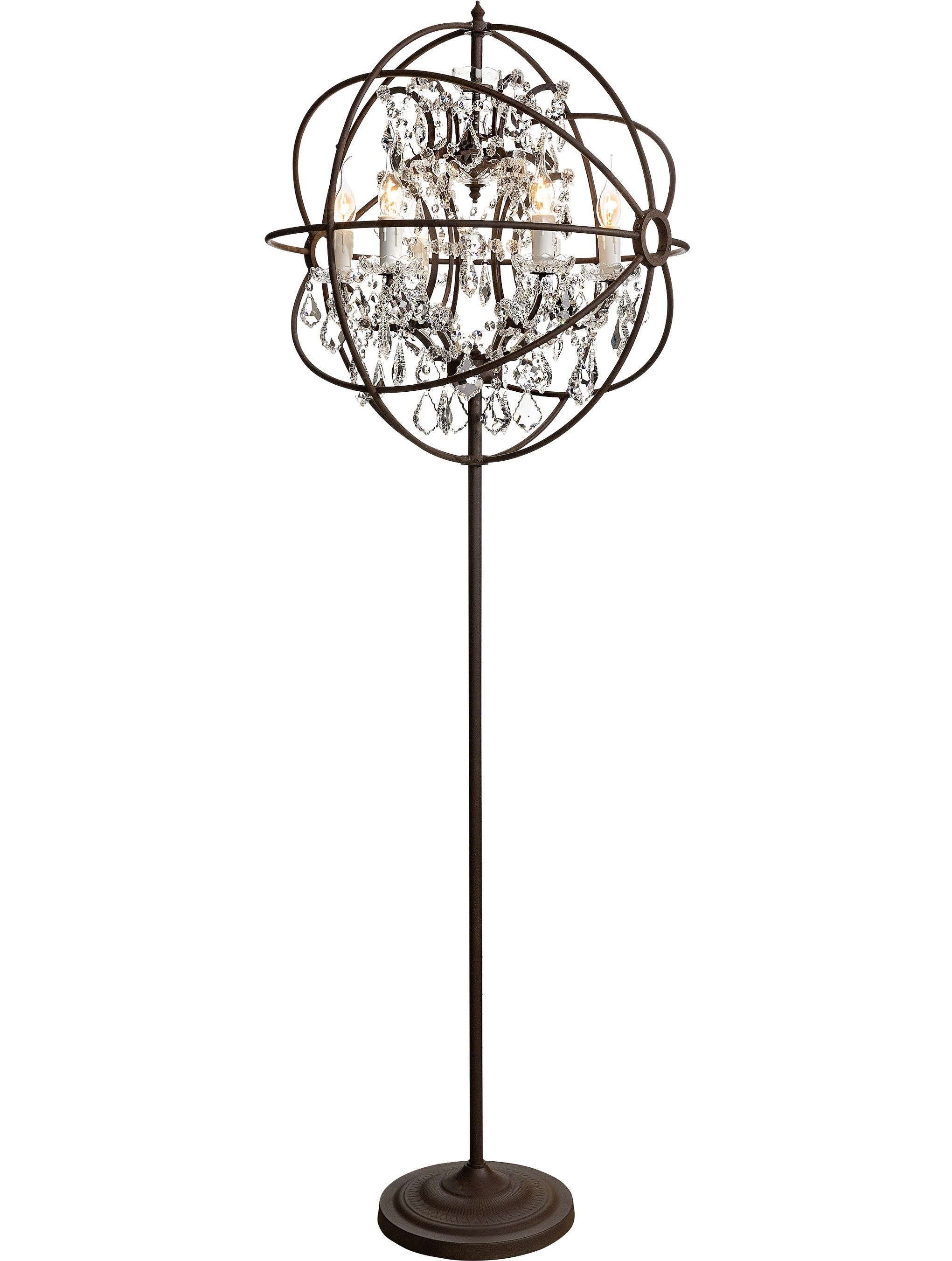 Widely Used Free Standing Chandelier Lamps With Regard To Floor Lighting Chandelier Swith Floor Lighting Ideas (View 8 of 15)