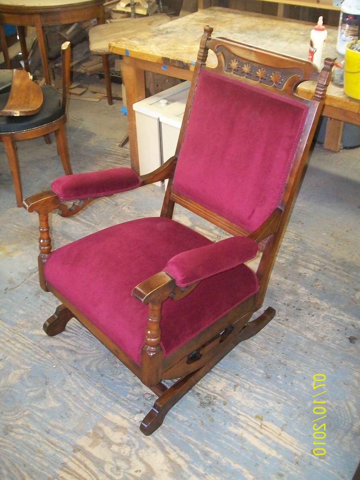 Current Rocking Chairs With Springs Regarding John Mark Power Antiques Conservator Eastlake Style Rocker On (View 8 of 15)
