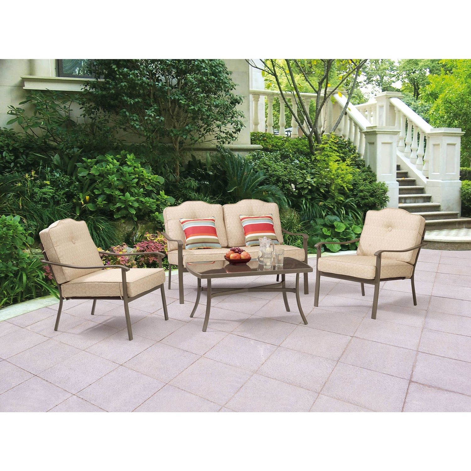 Featured Photo of Top 15 of Patio Conversation Sets at Walmart