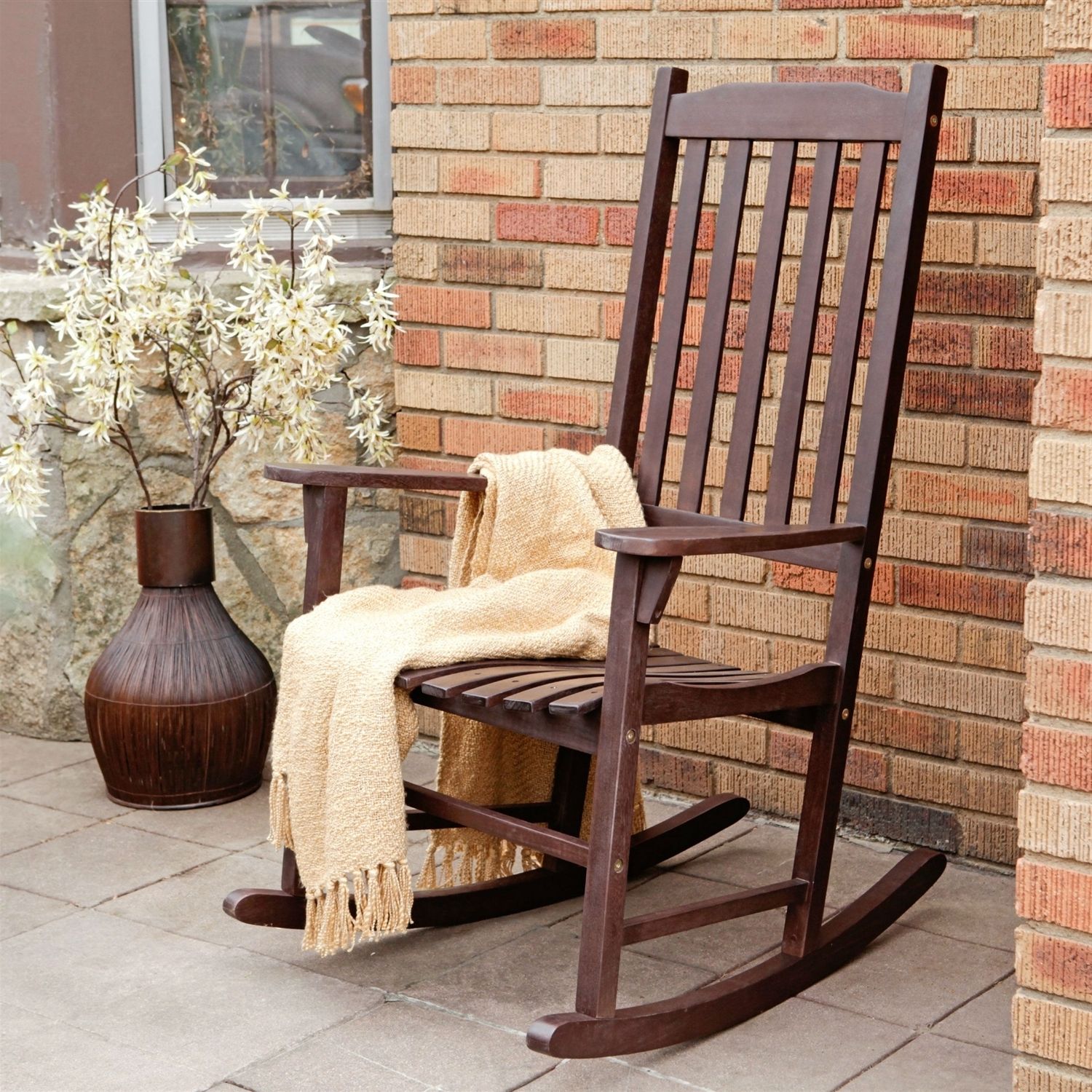 Fastfurnishings For Brown Patio Rocking Chairs (View 1 of 15)