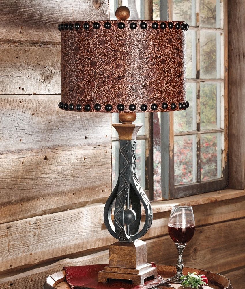 Most Current Western Table Lamps For Living Room Regarding Western Lamps And Rustic Lighting (View 5 of 15)