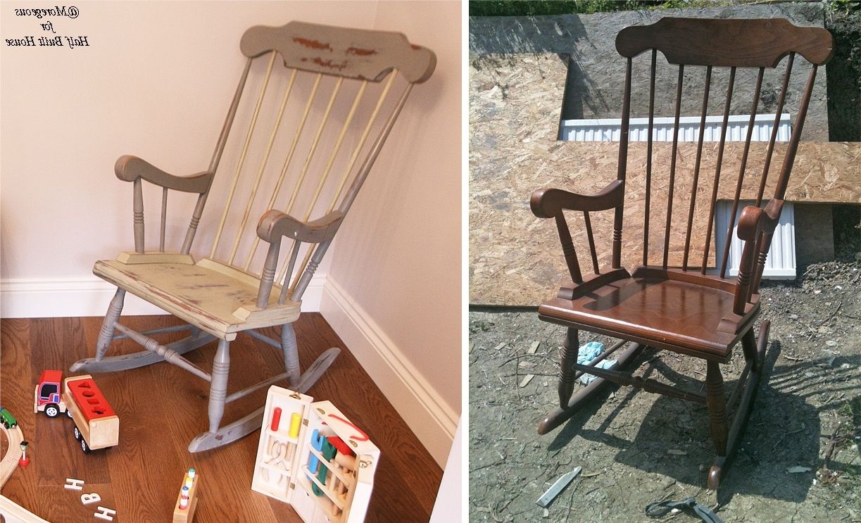 Most Popular Hbh Eastbourne: A Spot Of Child Friendly Designing & Upcycling With With Regard To Upcycled Rocking Chairs (View 4 of 15)