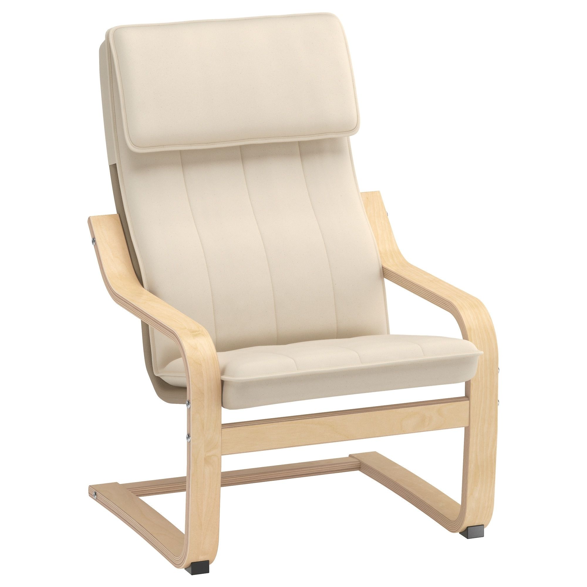 Newest Ikea Rocking Chairs With Regard To Poäng Children's Armchair – Birch Veneer/almås Natural – Ikea (View 7 of 15)