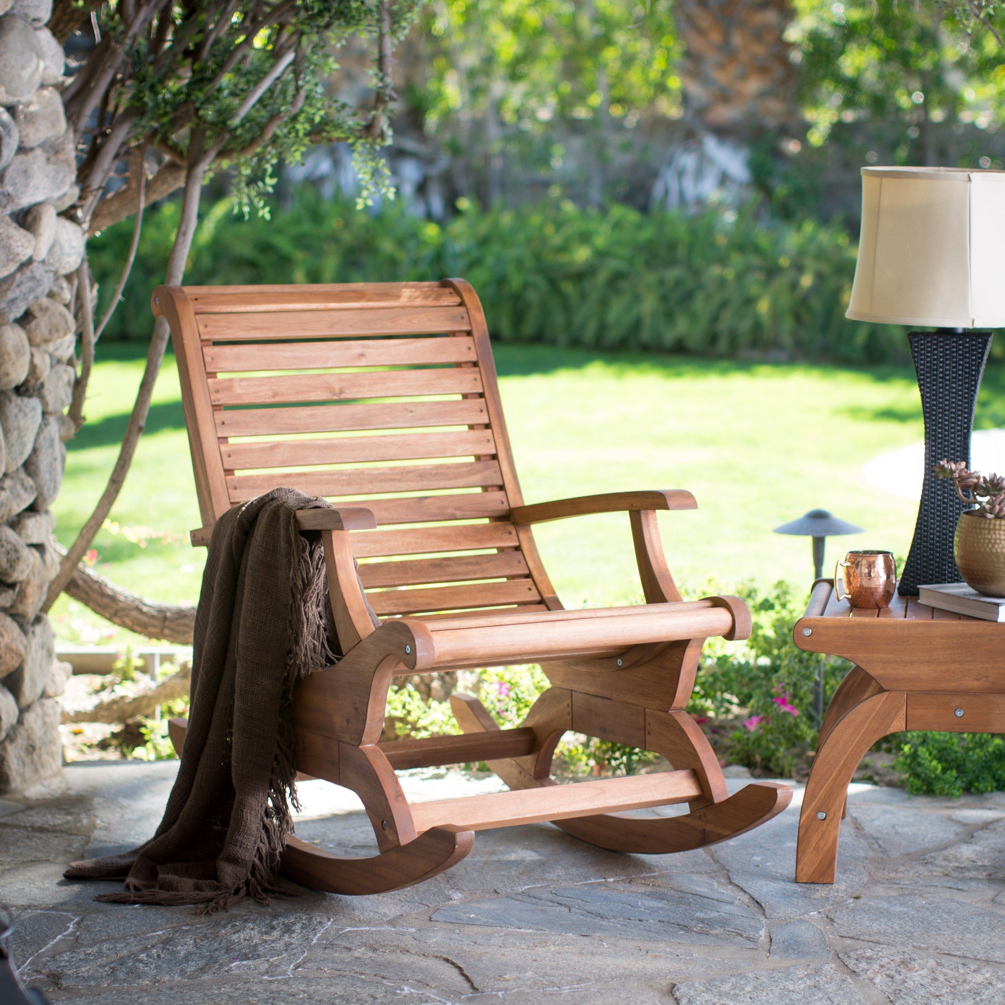 Oversized Patio Rocking Chairs Pertaining To Most Up To Date Outdoor Rocking Chair : Time To Relax – Goodworksfurniture (Photo 1 of 15)