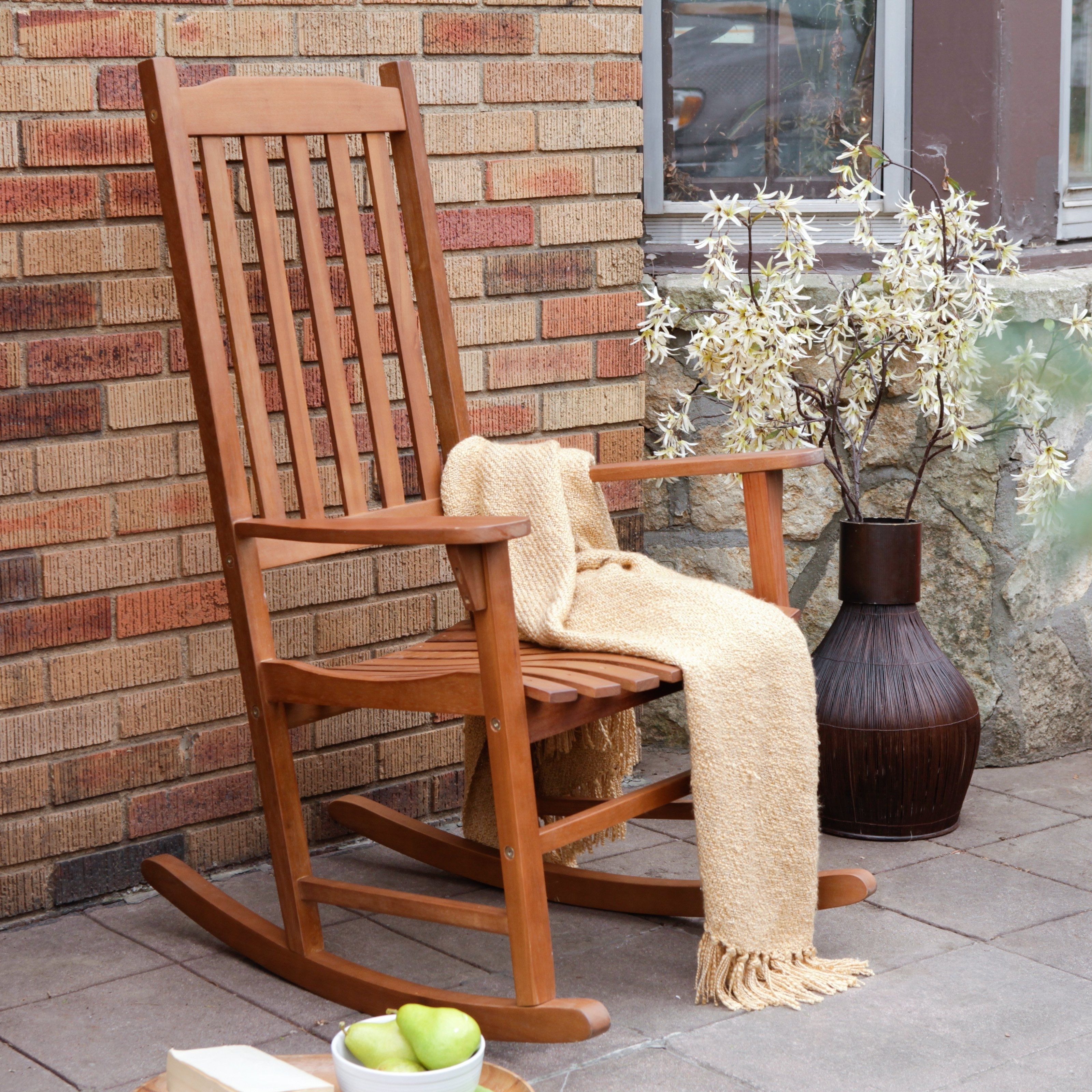Popular Small Patio Rocking Chairs Intended For Superb Rocking Chair Porch On Small Home Remodel Ideas With (Photo 1 of 15)
