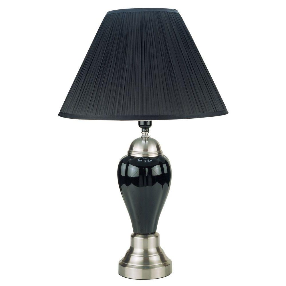 Trendy Lamp : Black Table Lamps Finding Good Image Concept The Home Depot Inside Living Room Table Lamps At Home Depot (Photo 8 of 15)