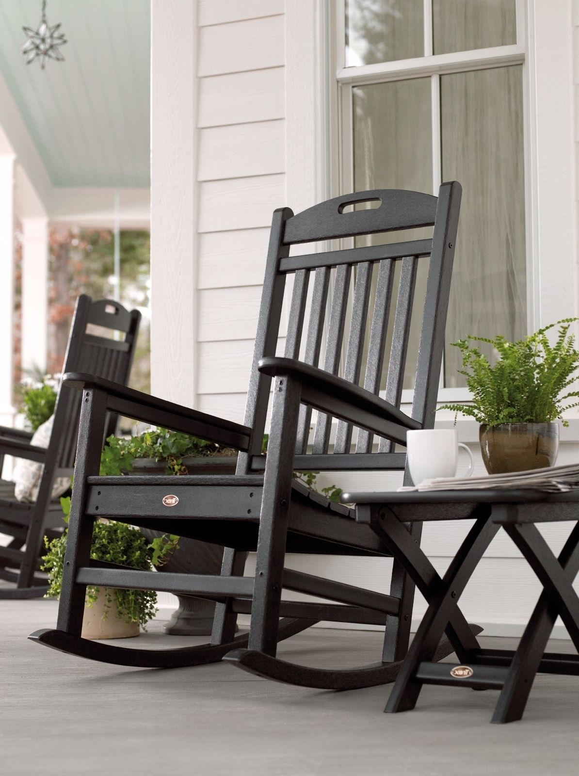 Featured Photo of 15 Collection of Outdoor Rocking Chairs with Table