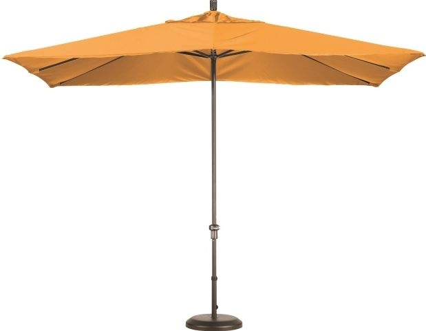 11 Foot Aluminum Sunbrella A Rectangular Patio Umbrella Intended For Famous 11 Ft (View 9 of 15)