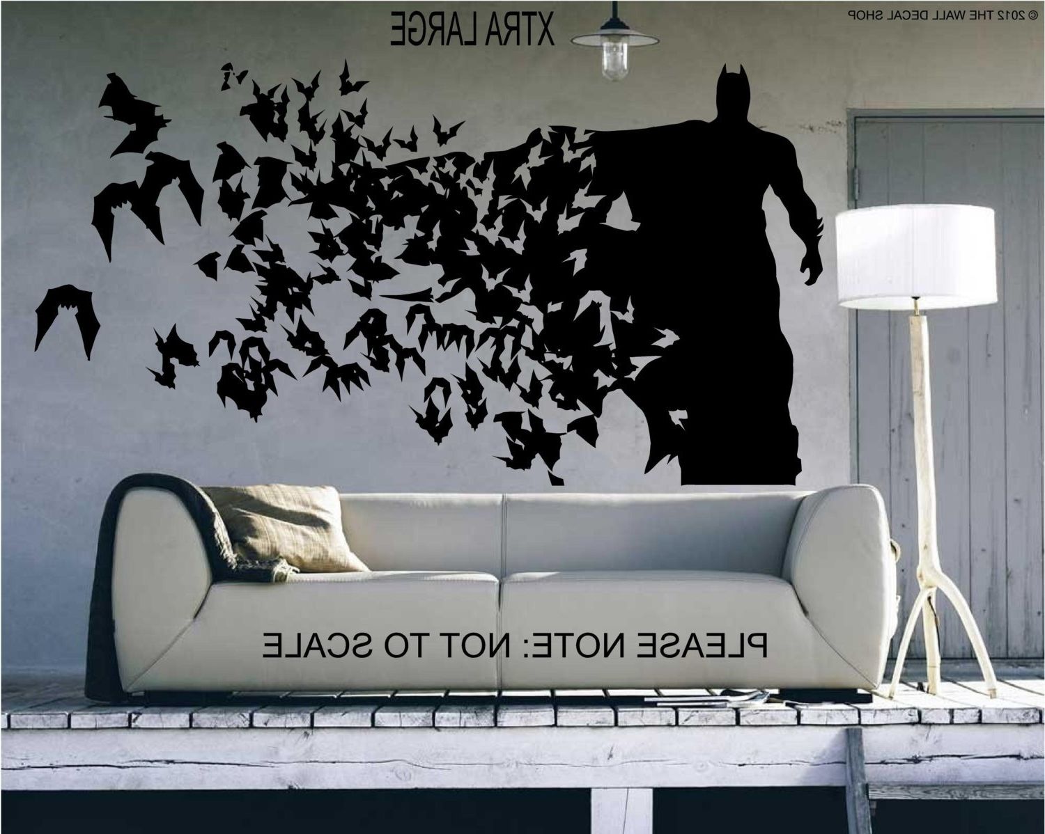2017 Stunning Batman Xtra Large Size Wall Decal Art Sticker Of Decor For Batman Wall Art (View 4 of 15)