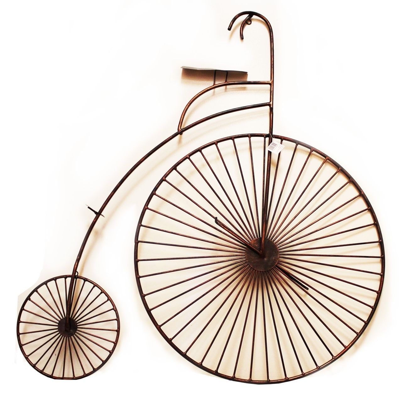 3d Copper Tone Bicycle Wall Art Unique Metal Decor Extraordinary For Well Known Bicycle Wall Art (Photo 14 of 15)