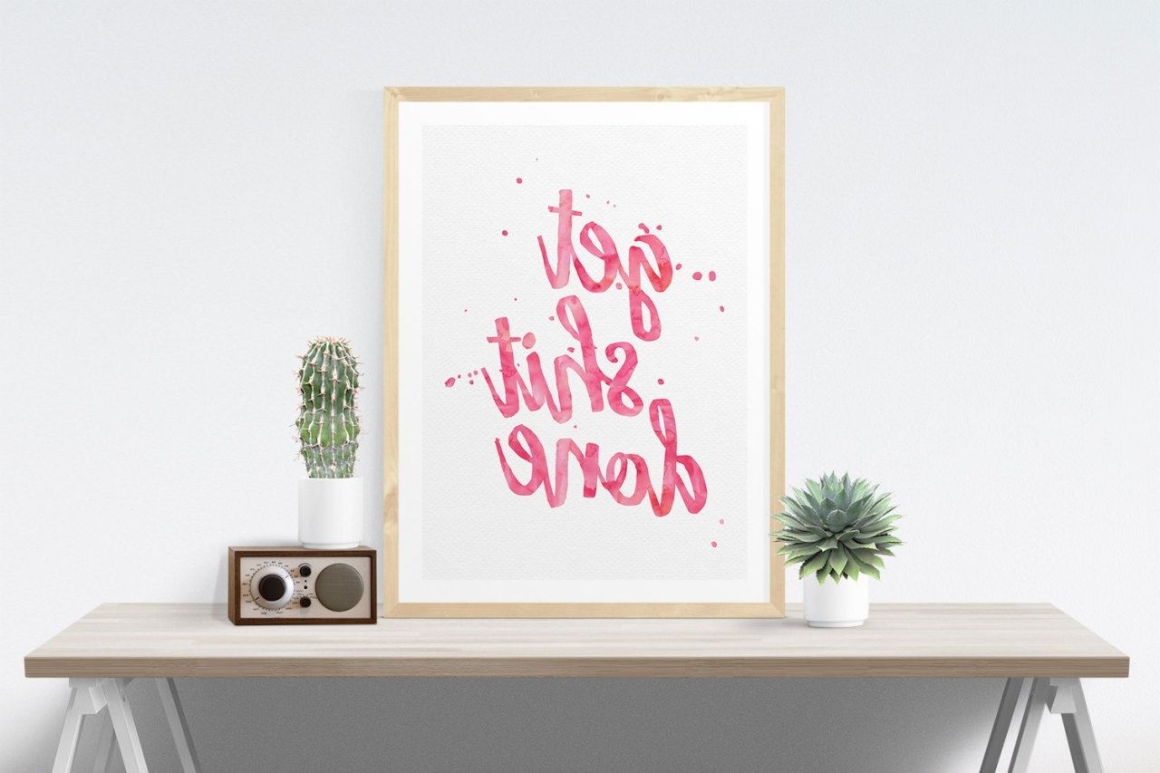 40 Wall Art Tumblr, Printable Wall Art, Art Prints Posters Within Most Recent Tumblr Wall Art (Photo 3 of 15)