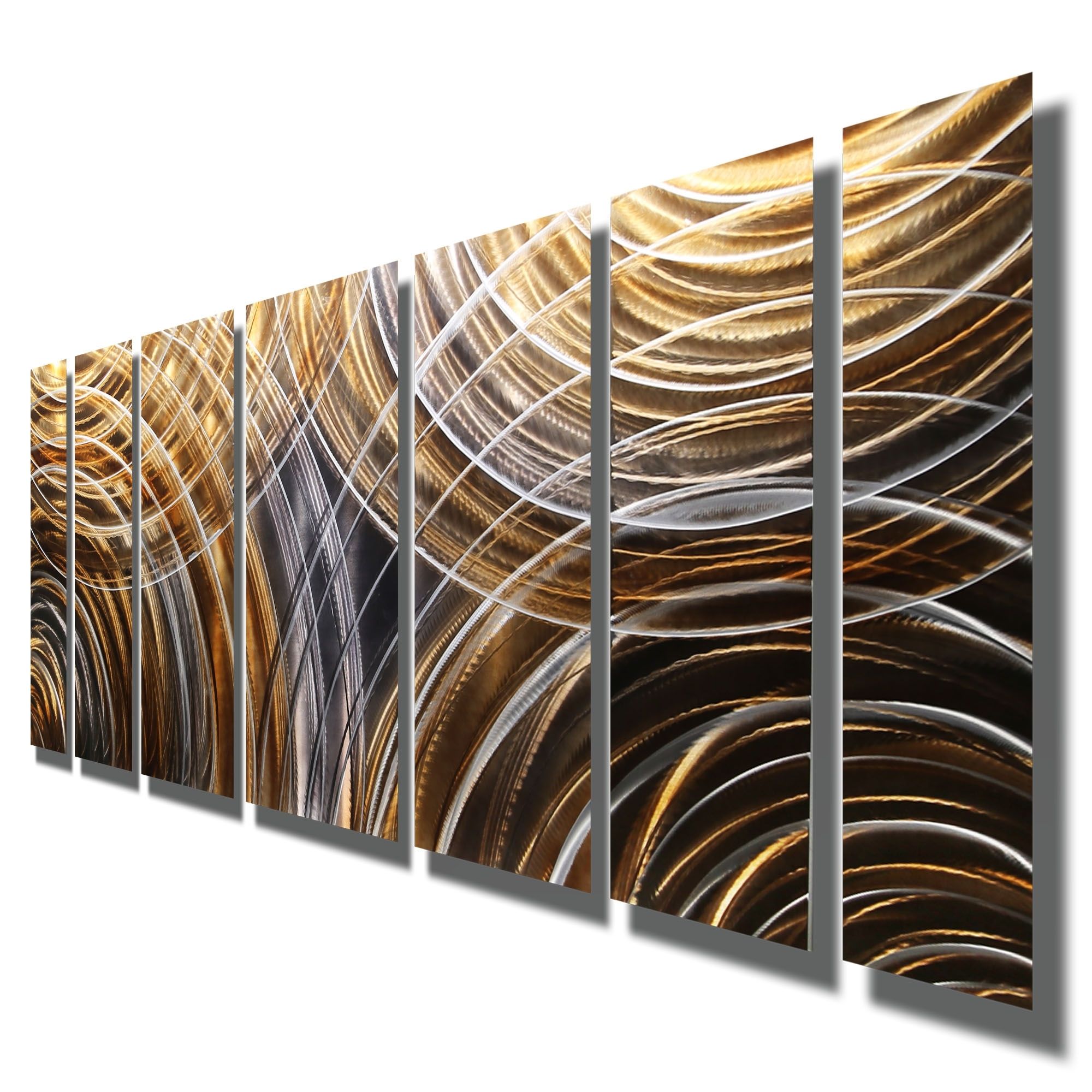 Abstract Metal Wall Art Intended For Famous Emboldenedjon Allen – Earthtone Abstract Metal Wall Art (View 11 of 15)
