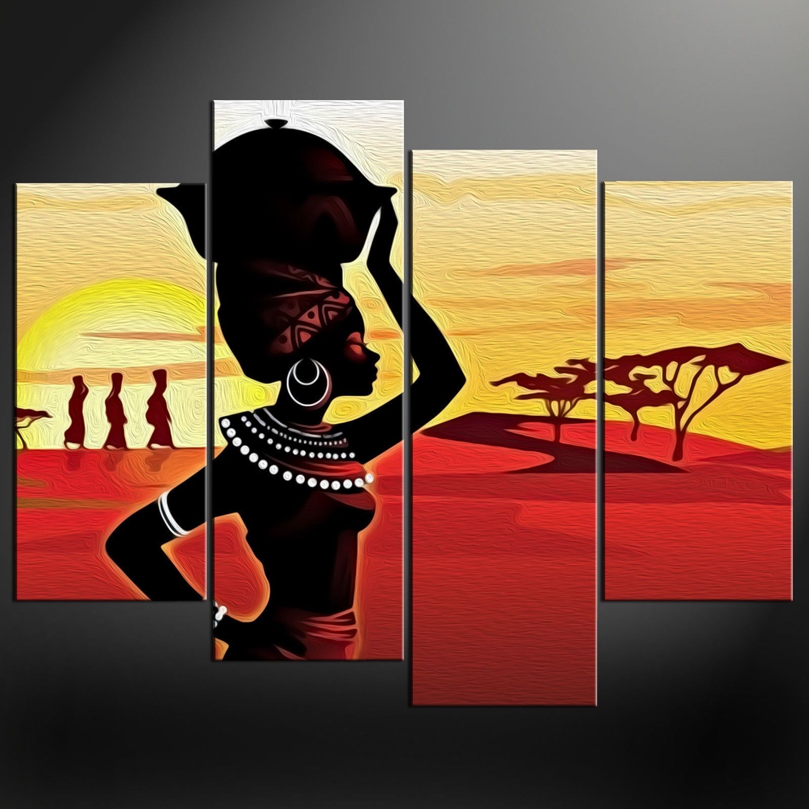 African Wall Art Throughout Latest Canvas Print Picture Wall Art (View 2 of 15)