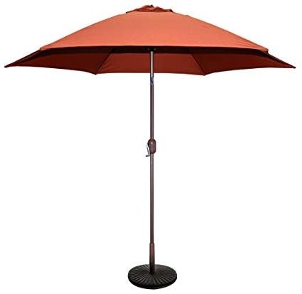 Amazon : Tropishade 9 Ft Bronze Aluminum Patio Umbrella With Intended For Famous Amazon Patio Umbrellas (View 1 of 15)