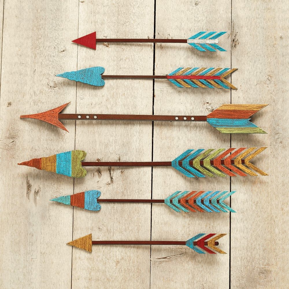 Arrow Wall Art Intended For Well Liked Colorful Arrow Metal Wall Art (View 6 of 15)
