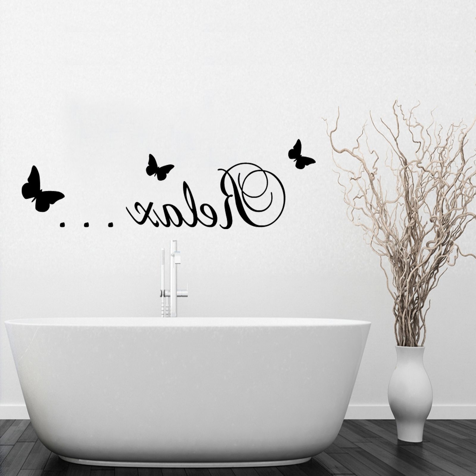 Bathroom Wall Art Decals Soap And Water Bathroom Wall Art Decal In Current Relax Wall Art (View 8 of 15)