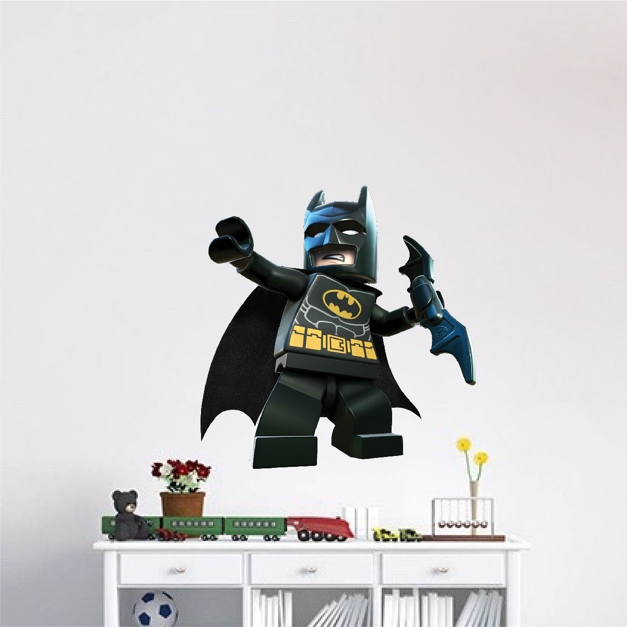 Batman Wall Art In Popular Lego Batman Wall Decal – Superhero Wall Design – The Dark Knight (View 14 of 15)