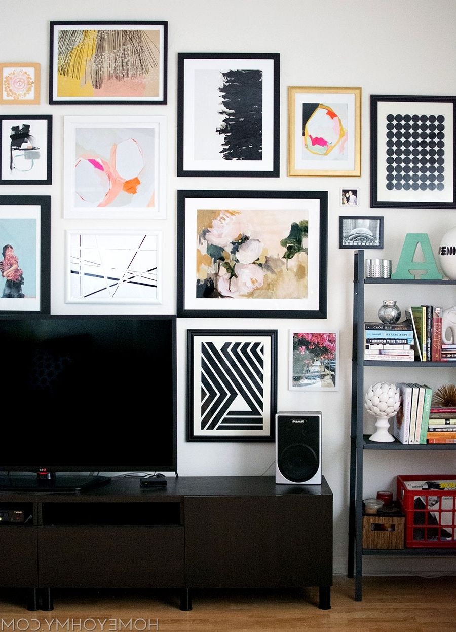 Best And Newest Artfully Walls For Art Source: Artfully Walls – Homey Oh My (Photo 1 of 15)