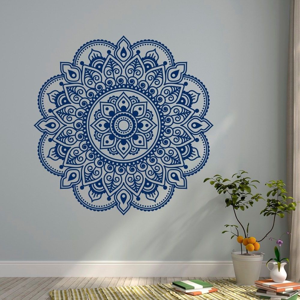 Best And Newest Blue Mandala Wall Art : Andrews Living Arts – How To Arrange Mandala For Mandala Wall Art (View 5 of 15)