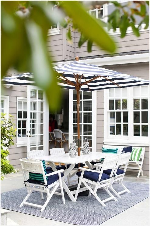 Black And White Patio Umbrella » Buy Black And White Striped Outdoor For Most Current Black And White Striped Patio Umbrellas (View 10 of 15)