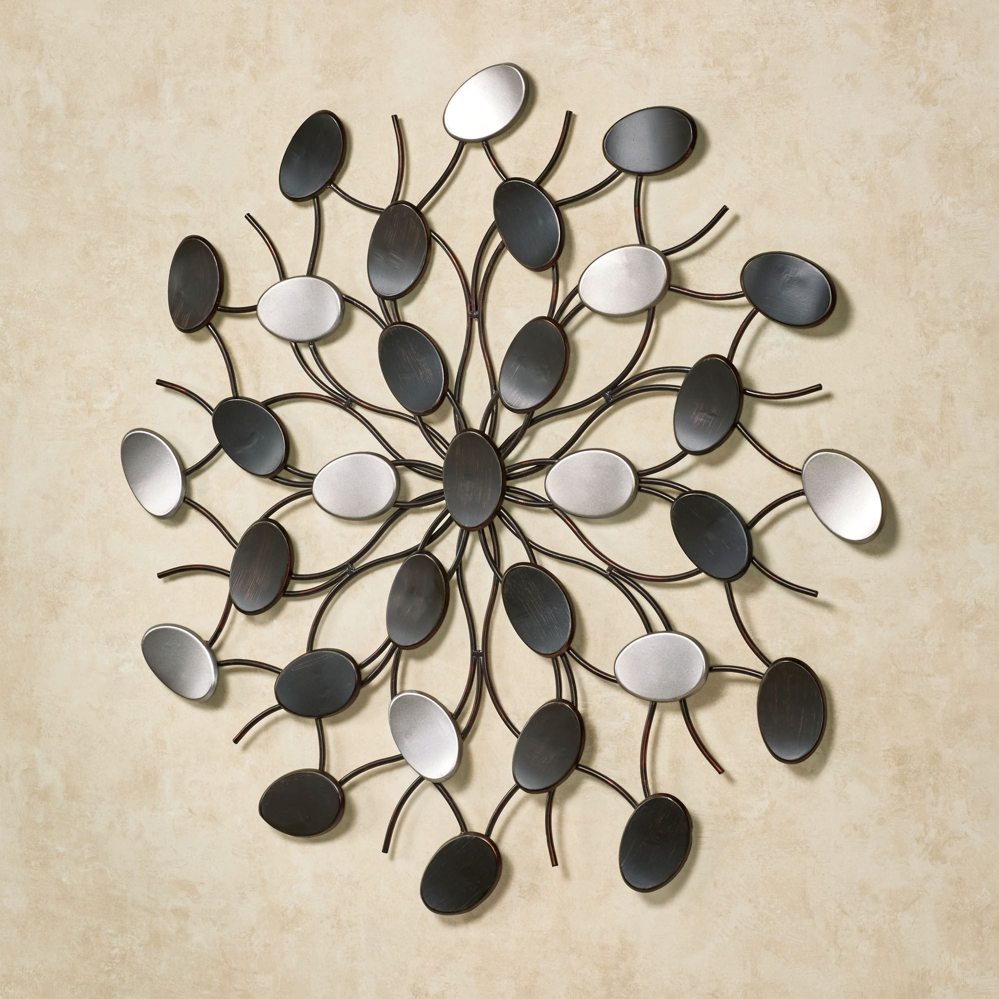 Contemporary Metal Wall Art Throughout Fashionable Radiant Petals Abstract Metal Wall Art (View 11 of 15)