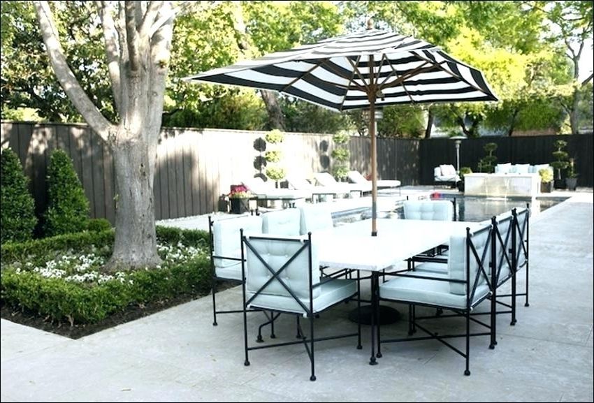 Current Black And White Striped Patio Umbrellas Regarding Black And White Striped Patio Umbrella S S – Patio Furniture (View 5 of 15)