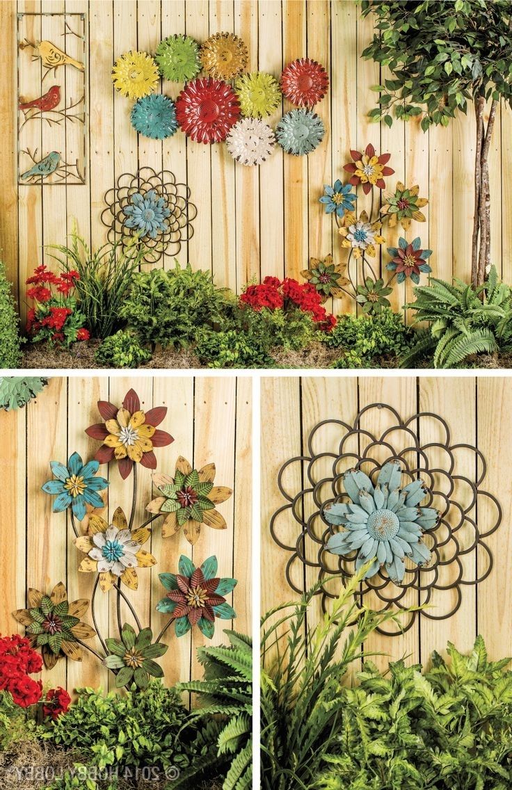 Fashionable Graceful Outdoor Wall Decor 2 Art Iron Design Of Outside Metal 1 For Outside Wall Art (Photo 1 of 15)