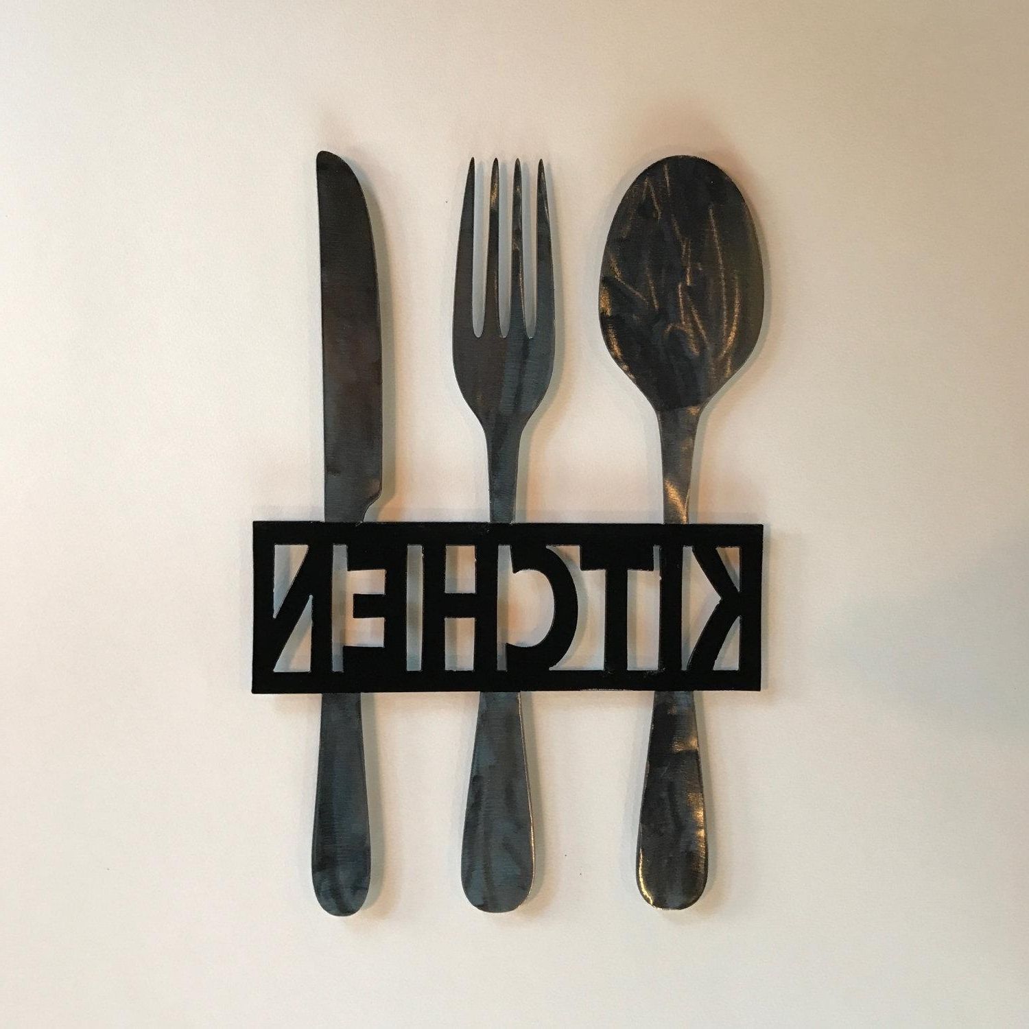 Fork And Spoon Wall Art For Well Liked 36 Fork And Spoon Wall Art, 10 Fun Spoon And Fork Wall Decor For (Photo 1 of 15)