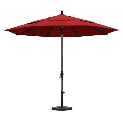Latest 11 Ft Patio Umbrellas With Regard To 11 – Market Umbrellas – Patio Umbrellas – The Home Depot (View 12 of 15)