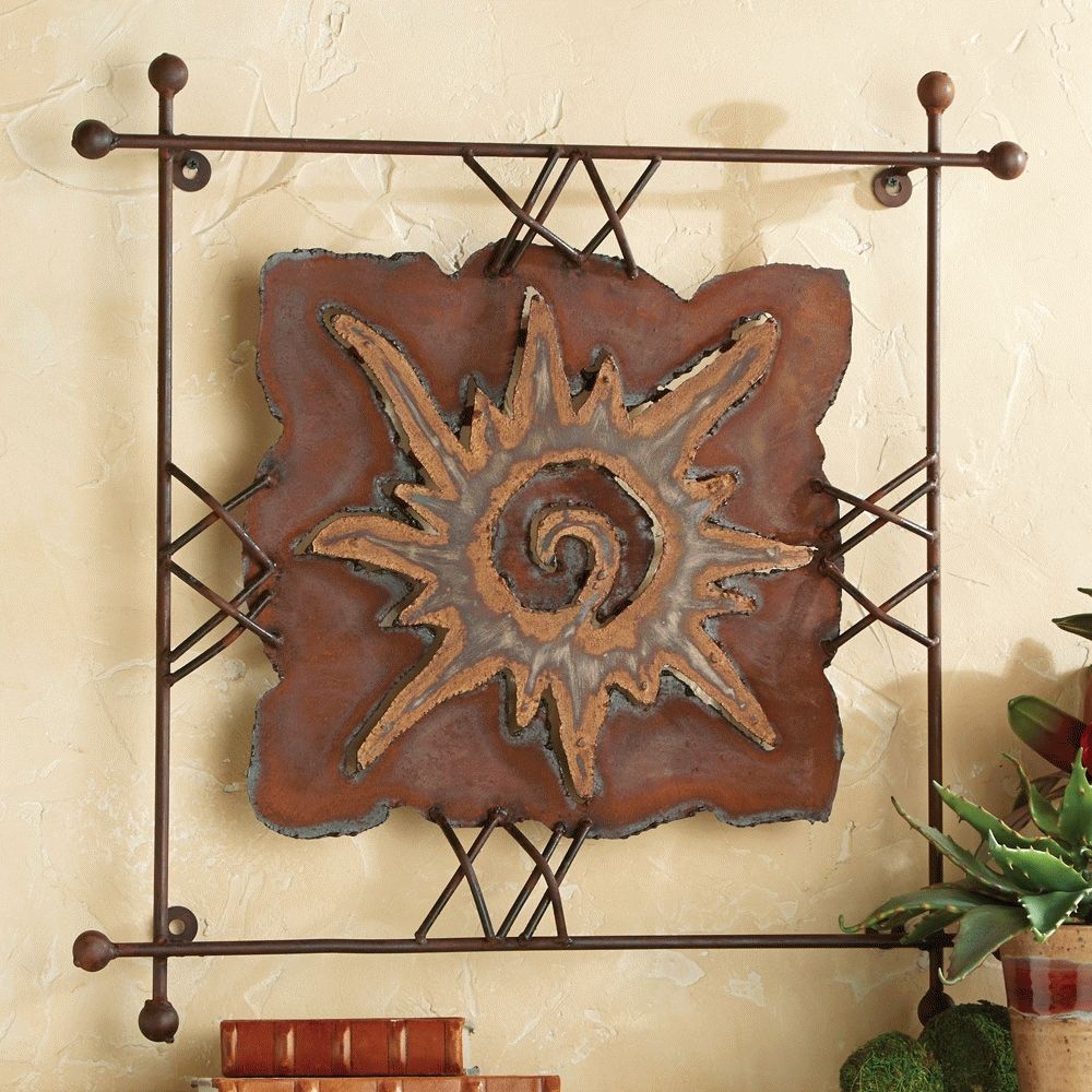 Metal Wall Art In Most Recent Sun "rawhide" Metal Wall Art – Small (View 10 of 15)