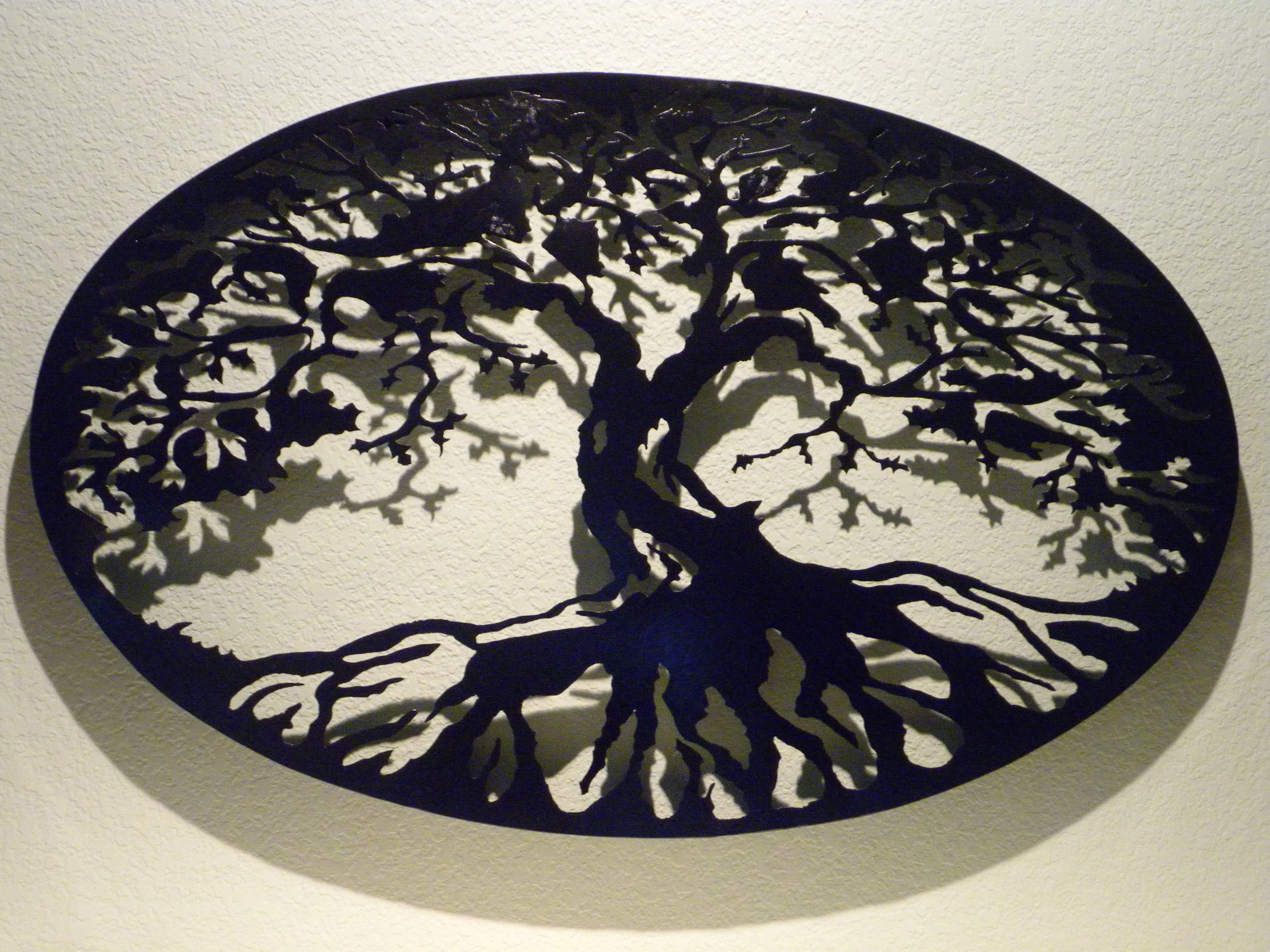 Most Recent Buy A Custom Oval Tree Of Life Metal Wall Art, Made To Order From With Tree Of Life Metal Wall Art (View 1 of 15)