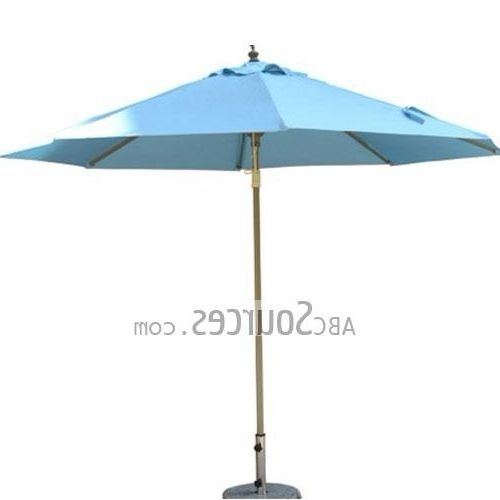 Most Recently Released Wholesale Fresh Blue Patio Single Handle Drawstring Aluminum Pertaining To Blue Patio Umbrellas (View 13 of 15)