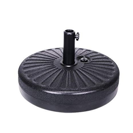 Patio Umbrella Stands With Wheels Inside Most Current Amazon : Grand Patio Umbrella Base, Eco Friendly Hdpe Fabric (View 13 of 15)