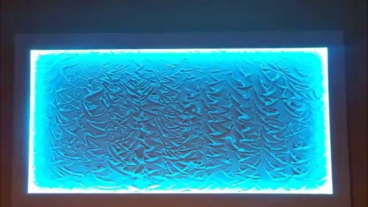 Popular 5050 Rgb Led Plaster Wall Art – Youtube Throughout Led Wall Art (View 1 of 15)