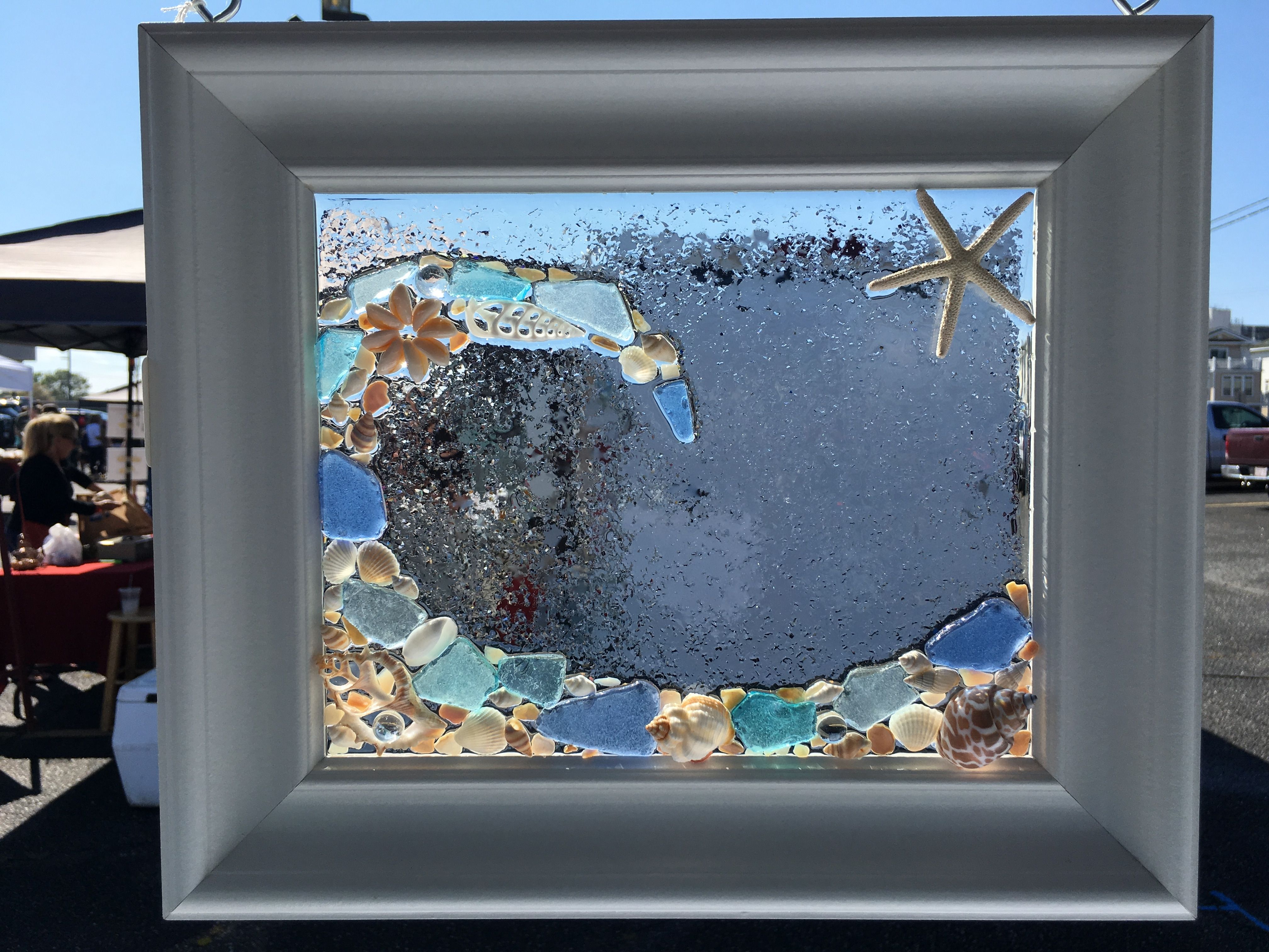 Popular Sea Glass Wall Art Throughout Sea Glass Wall Art Class – 5/15/18 – Virginia Beach Beads (View 5 of 15)