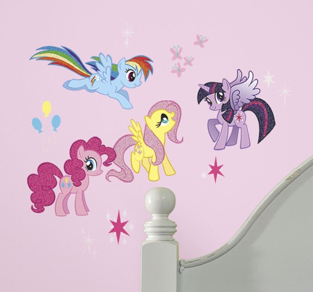 Preferred My Little Pony Peel And Stick Wall Decalsyork Wall Coverings With My Little Pony Wall Art (View 10 of 15)