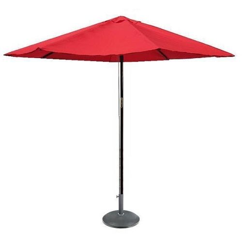 Preferred Red Patio Umbrellas In 9 Foot Cranberry Red Patio Umbrella With Stand (View 5 of 15)
