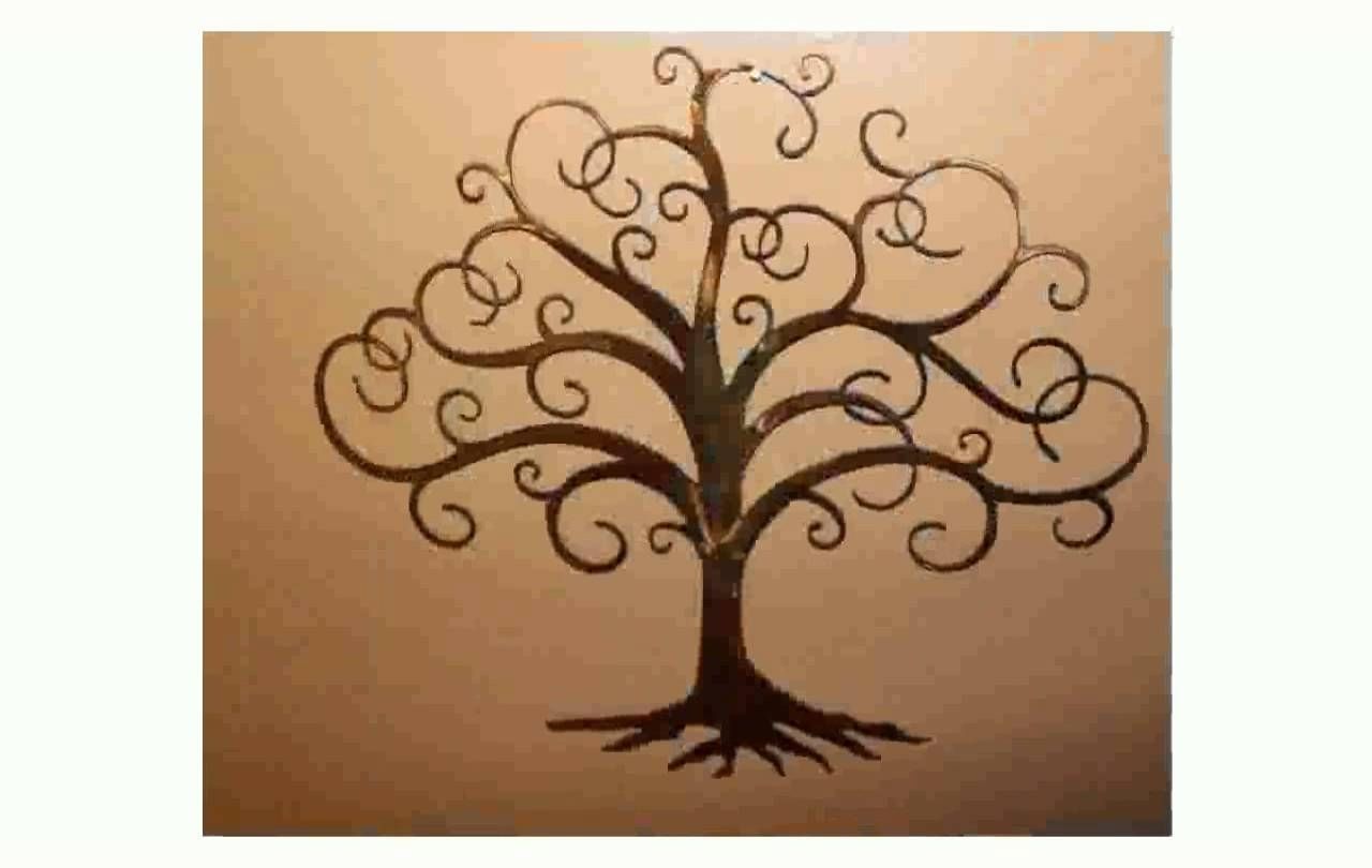 Preferred Tree Of Life Metal Wall Art – Youtube In Tree Of Life Metal Wall Art (View 9 of 15)