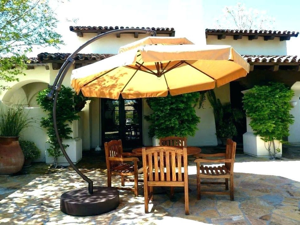 Stirring Patio Umbrella Stand Table Unique Umbrella Stand For Patio Inside Well Liked Unusual Patio Umbrellas (View 11 of 15)