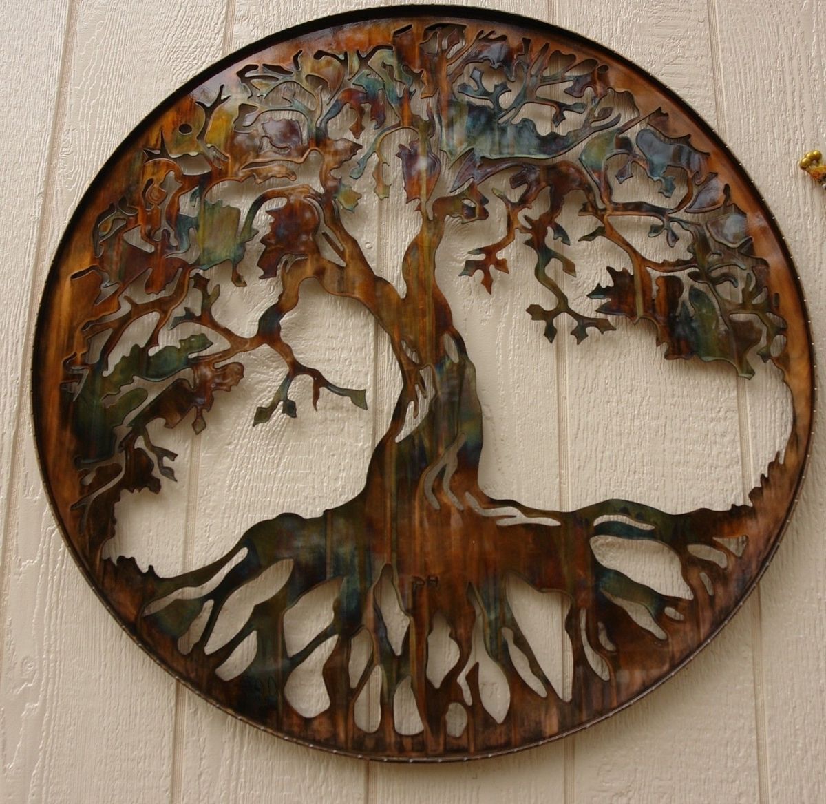 Tree Of Life Metal Wall Art Inside Most Recent Tree Of Life 34" (View 13 of 15)