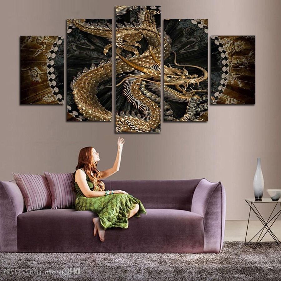 Featured Photo of 15 Inspirations Dragon Wall Art