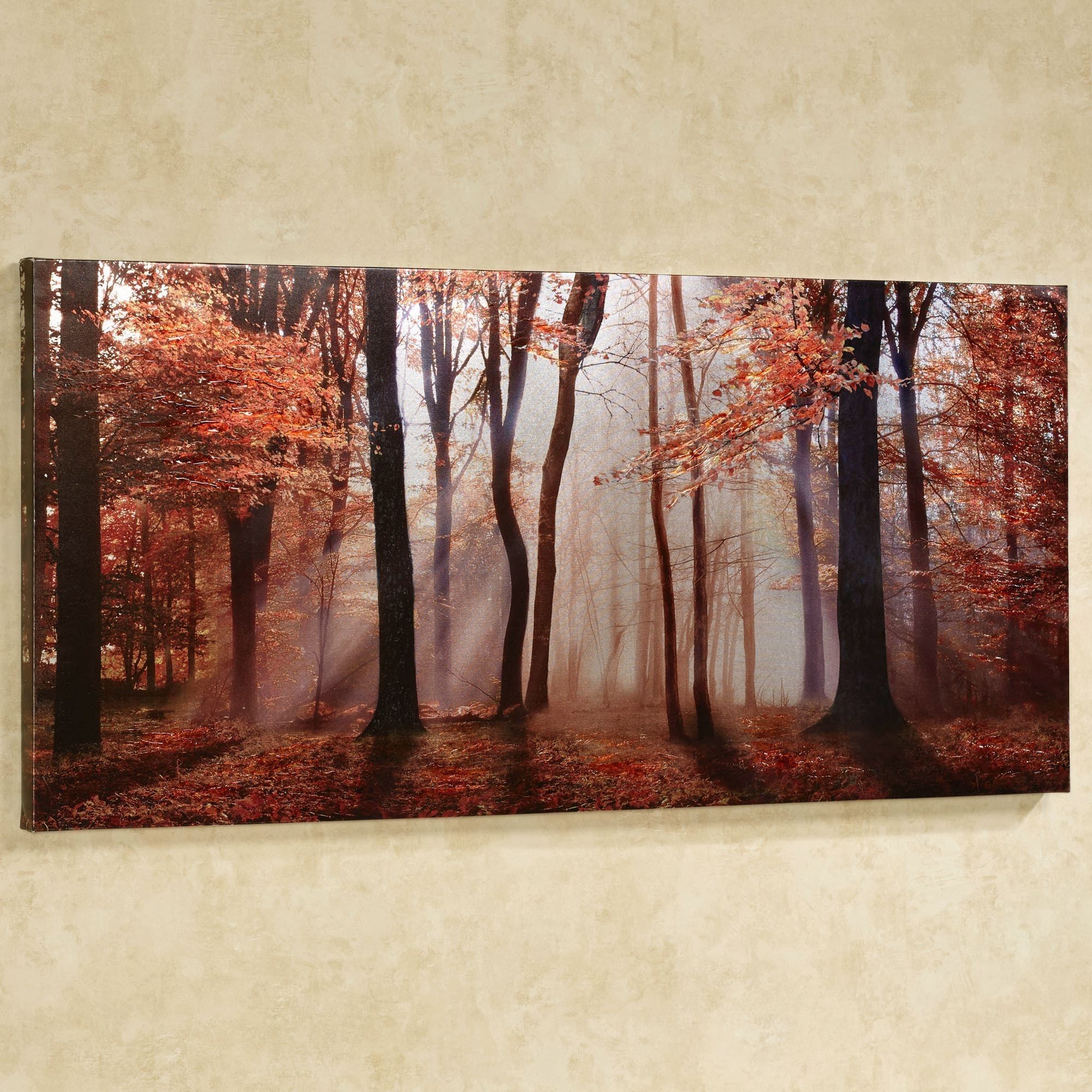 Wall Art Canvas For Most Up To Date Autumns Allure Giclee Canvas Wall Art (Photo 1 of 15)