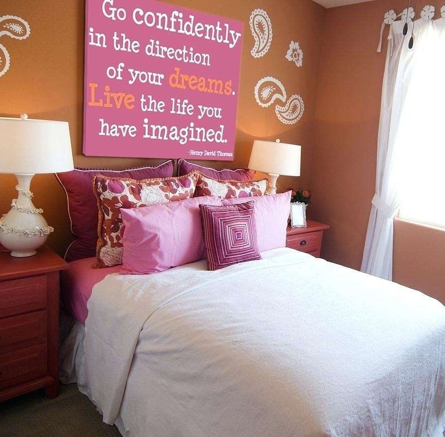 Wall Decor Teenage Girl Bedroom Best Of Decoration Wall Art For For Most Recent Teen Wall Art (Photo 5 of 15)