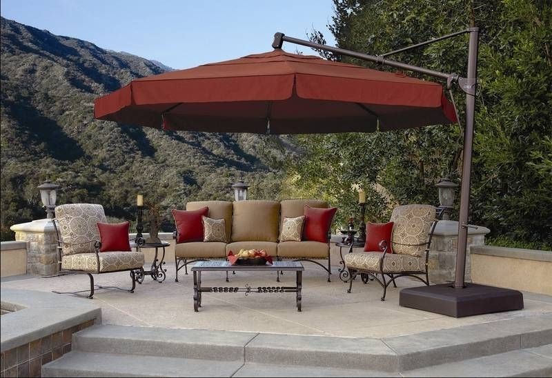Well Known Free Standing Patio Umbrellas For Freestanding Patio Umbrella Picture — Funmomdinnerquiz Designs (View 2 of 15)