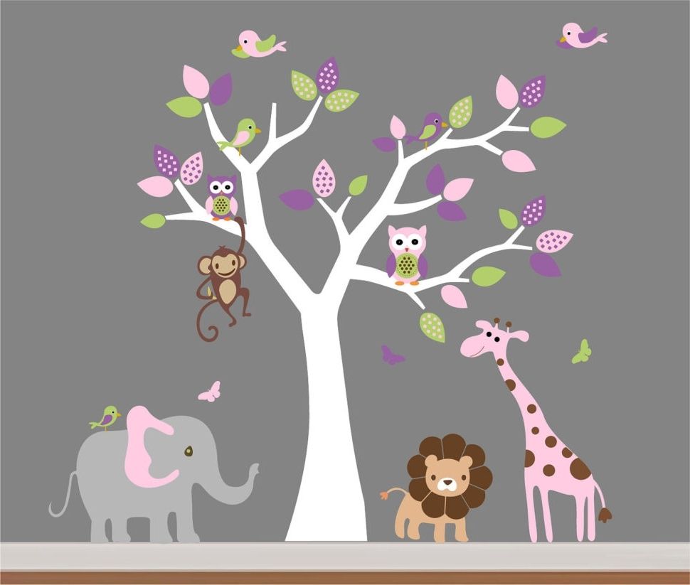 Well Known Really Special Baby Room Wall Home Design Ideas Nursery Animal For Baby Room Wall Art (View 8 of 15)