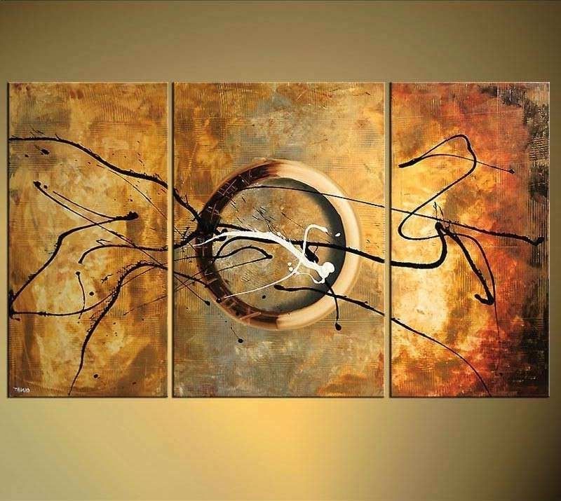 2017 3 Piece Canvas Wall Art Set Awesome Wall Art Design 3 Piece Abstract Throughout 3 Piece Abstract Wall Art (View 8 of 15)
