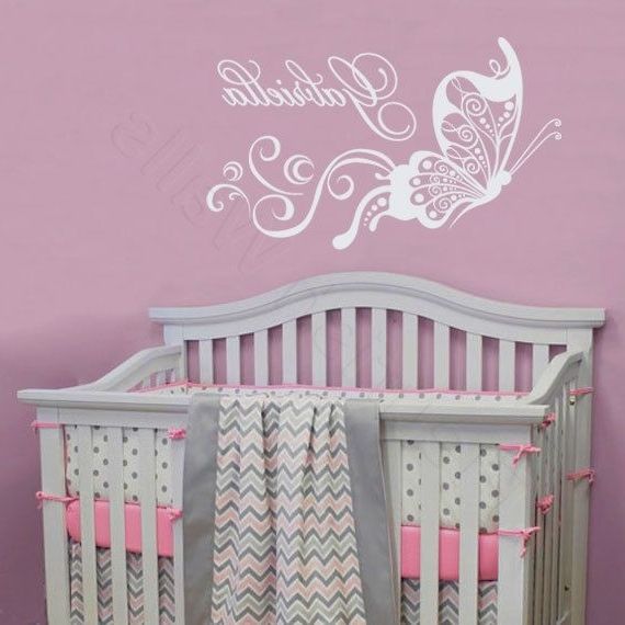 2017 Little Girl Wall Decor Cute Baby Decals Decoration Bdddcbe Ideal Intended For Little Girl Wall Art (Photo 8 of 15)