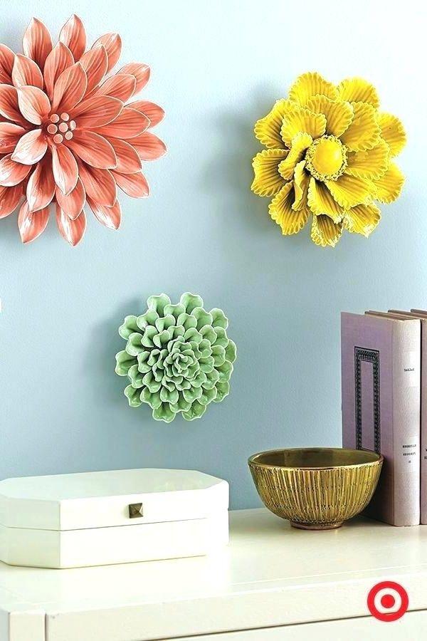 2017 Red Flower Metal Wall Art Flower Metal Wall Art Metal Flower Wall For Red Flower Metal Wall Art (View 8 of 15)