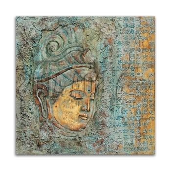 2018 3d Buddha Wall Art Intended For Retro Asian Style Buddha 3d Painting Wall Art – Buy Asian Style (Photo 8 of 15)