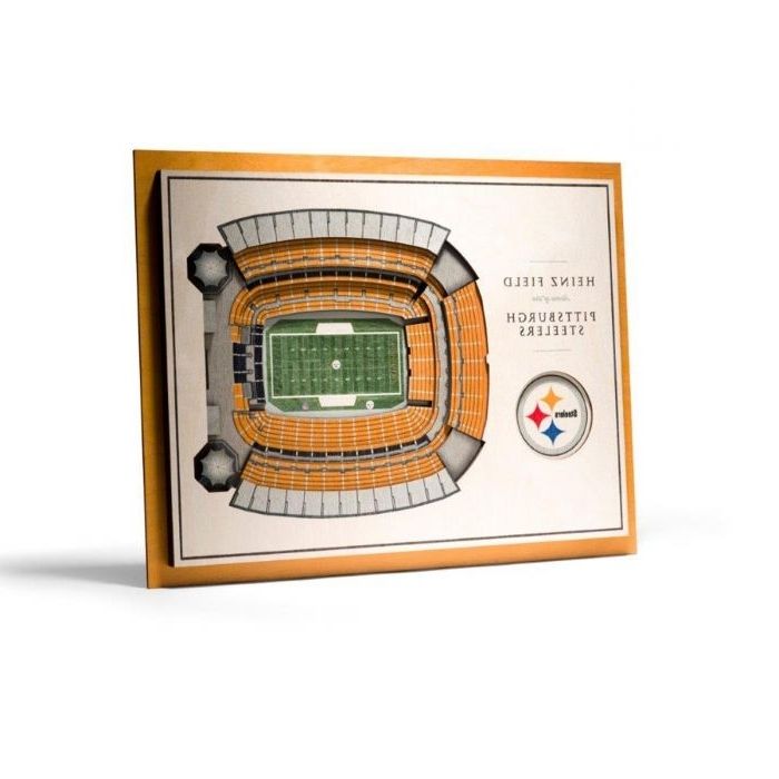 2018 3d Stadium View Wall Art For Pittsburgh Steelers Stadium View 3d Wall Art (Photo 1 of 15)